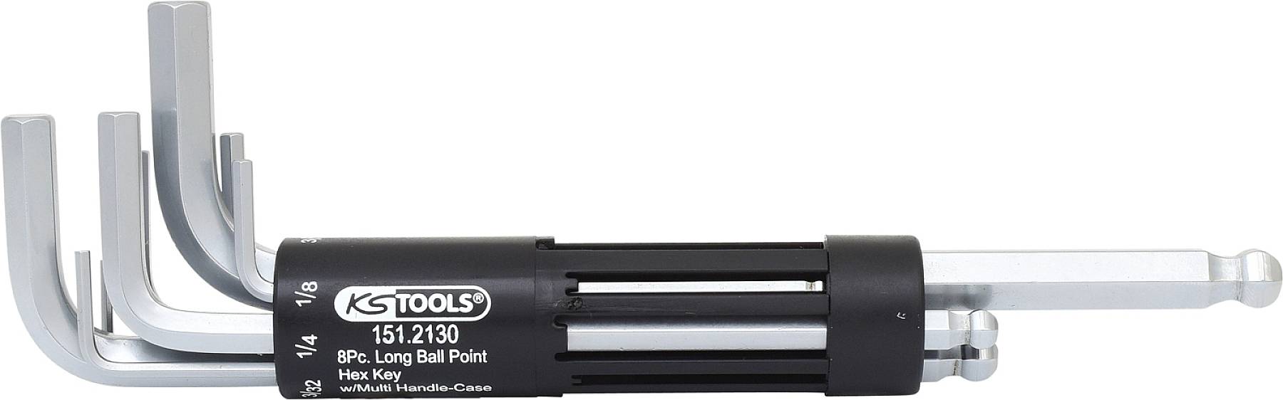 KS Tools 151.2130 Innen-Sechskant Winkelschraubendreher-Set 5/64 Zoll, 3/32 Zoll, 1/8 Zoll, 5/32 Zoll, 3/16 Zoll, 1/4 Zoll, 5/16 Zoll, 3/8 Zoll