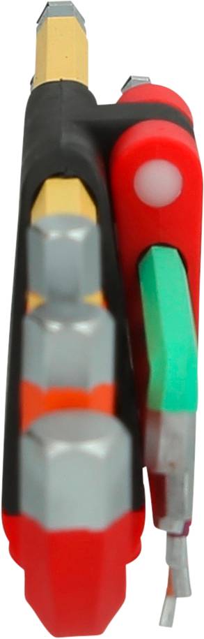 Multifunktionswerkzeug mit mehreren Inbus-Schlüsseln in verschiedenen Größen, geeignet für Reparaturen und Montage.