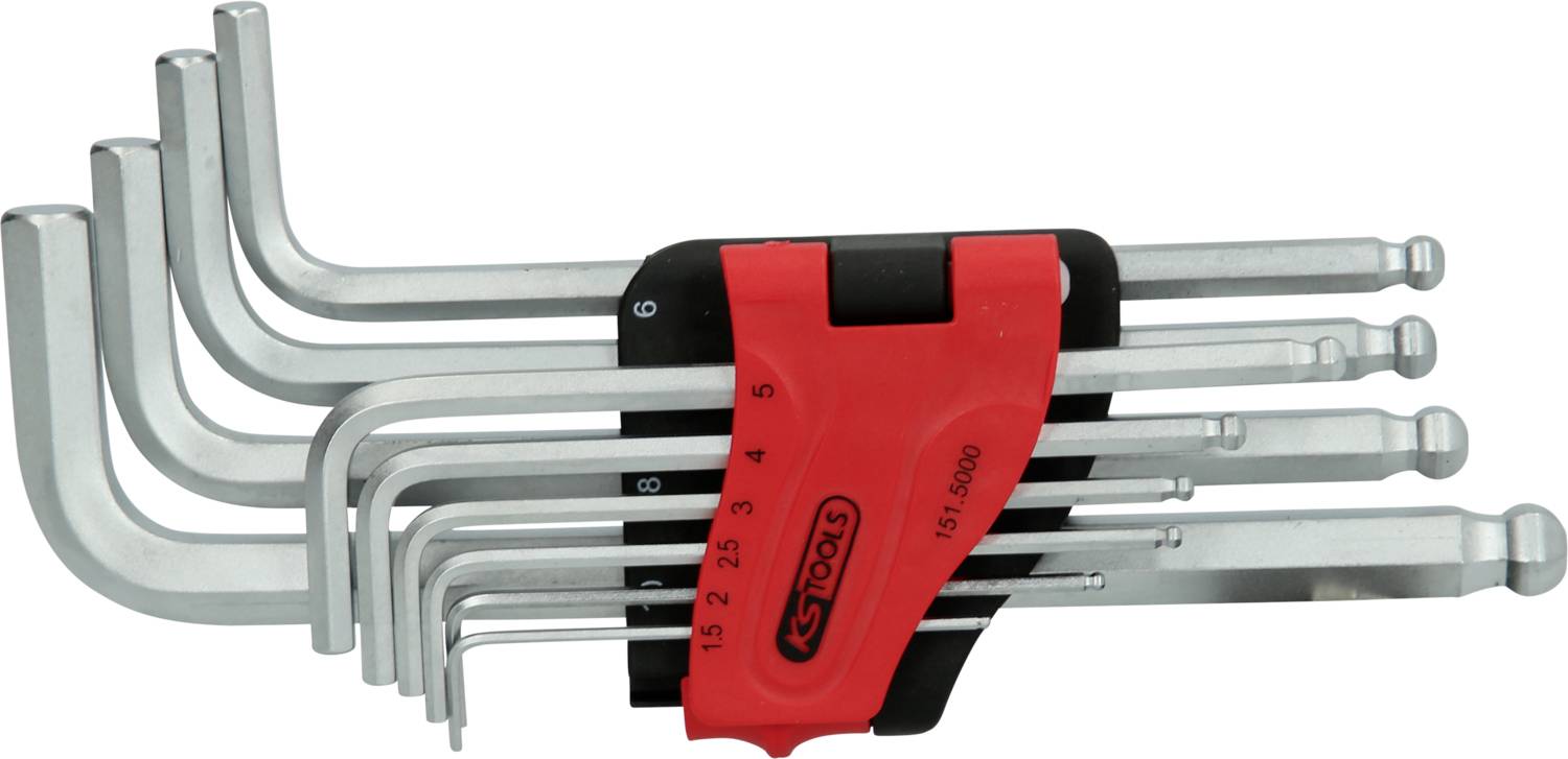 KS Tools 151.5000 Innen-Sechskant Winkelschraubendreher-Set