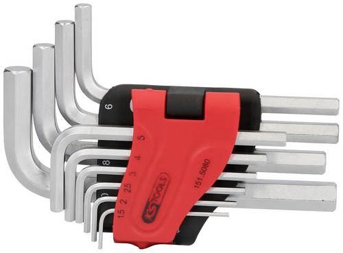 KS Tools Innen-Sechskant Winkelschraubendreher-Set 1.5 mm, 2 mm, 2.5 mm, 3 mm, 4 mm, 5 mm, 6 mm, 7