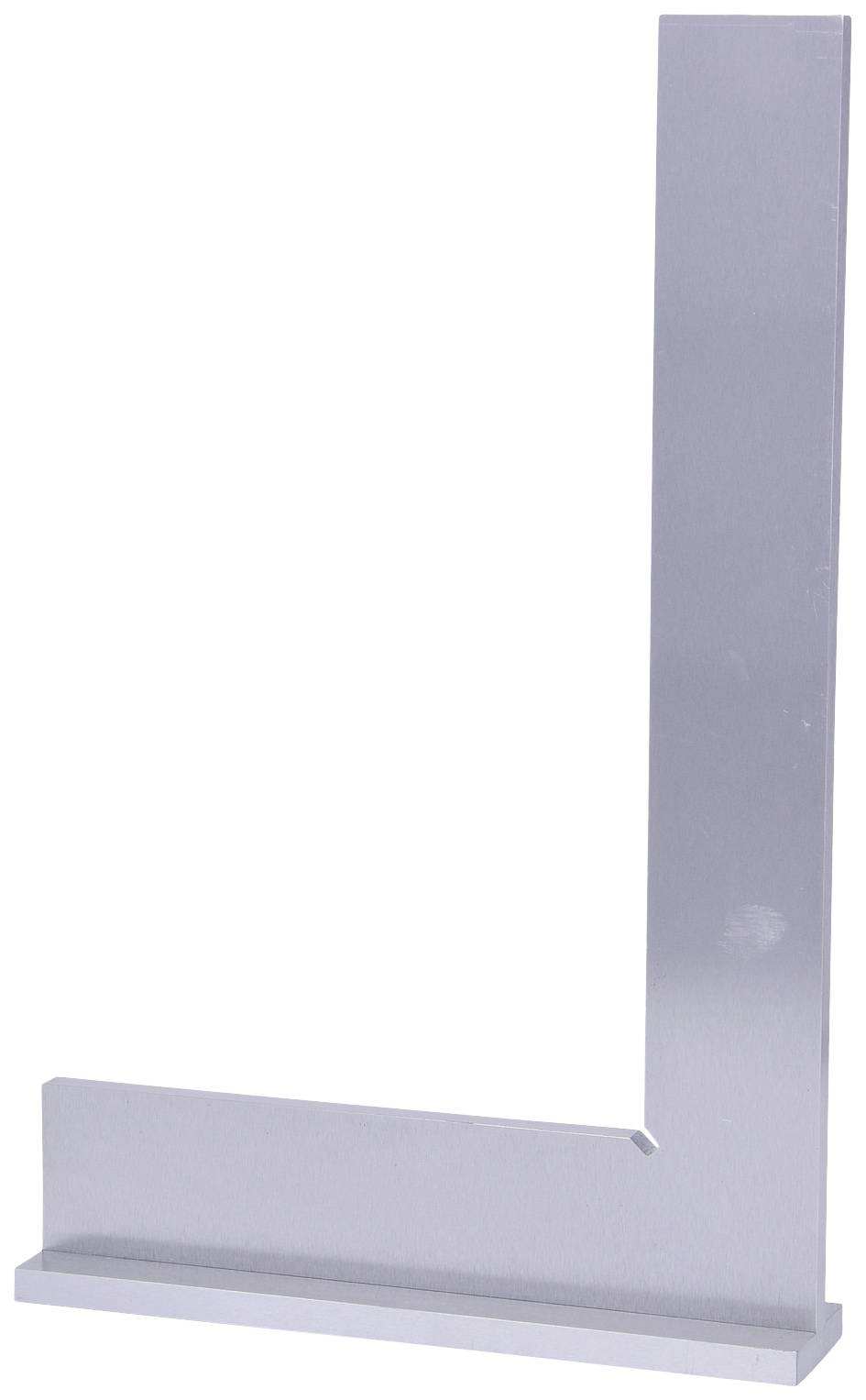 Ein metallener rechtwinkliger Winkelhaken, der zum Messen und Prüfen von 90-Grad-Winkeln in Handwerks- und Ingenieursarbeiten verwendet wird.