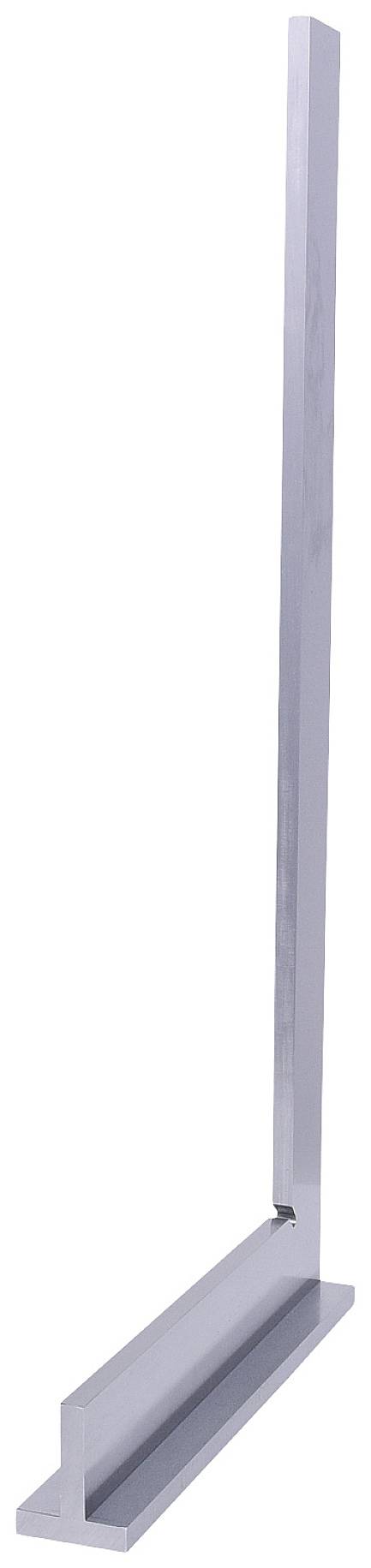 Ein langer, dünner, vertikaler Metallstab auf rechteckigem Sockel, der möglicherweise als Messgerät oder Arbeitswerkzeug dient.