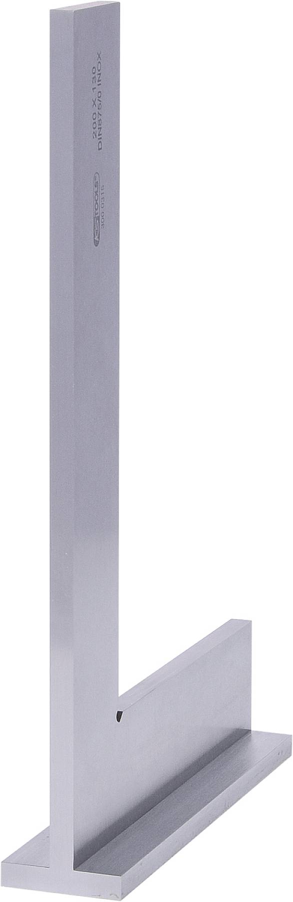 Metallwinkel mit zwei rechtwinklig zueinander stehenden Schenkeln, zur Überprüfung der Rechtwinkligkeit von Werkstücken.