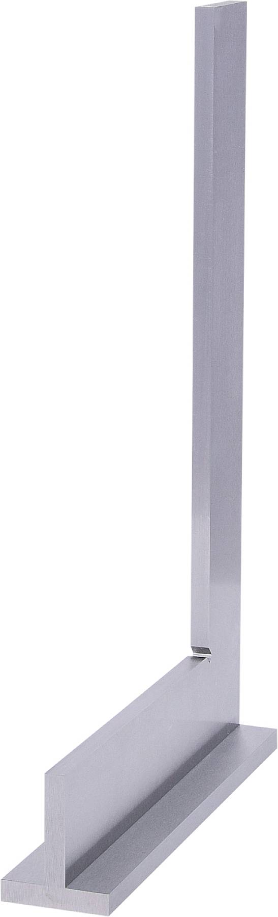 Aluminium-Winkelmesser mit zwei rechtwinklig zueinander stehenden Armen, verwendet für präzises Messen oder Ausrichten von 90-Grad-Winkeln.