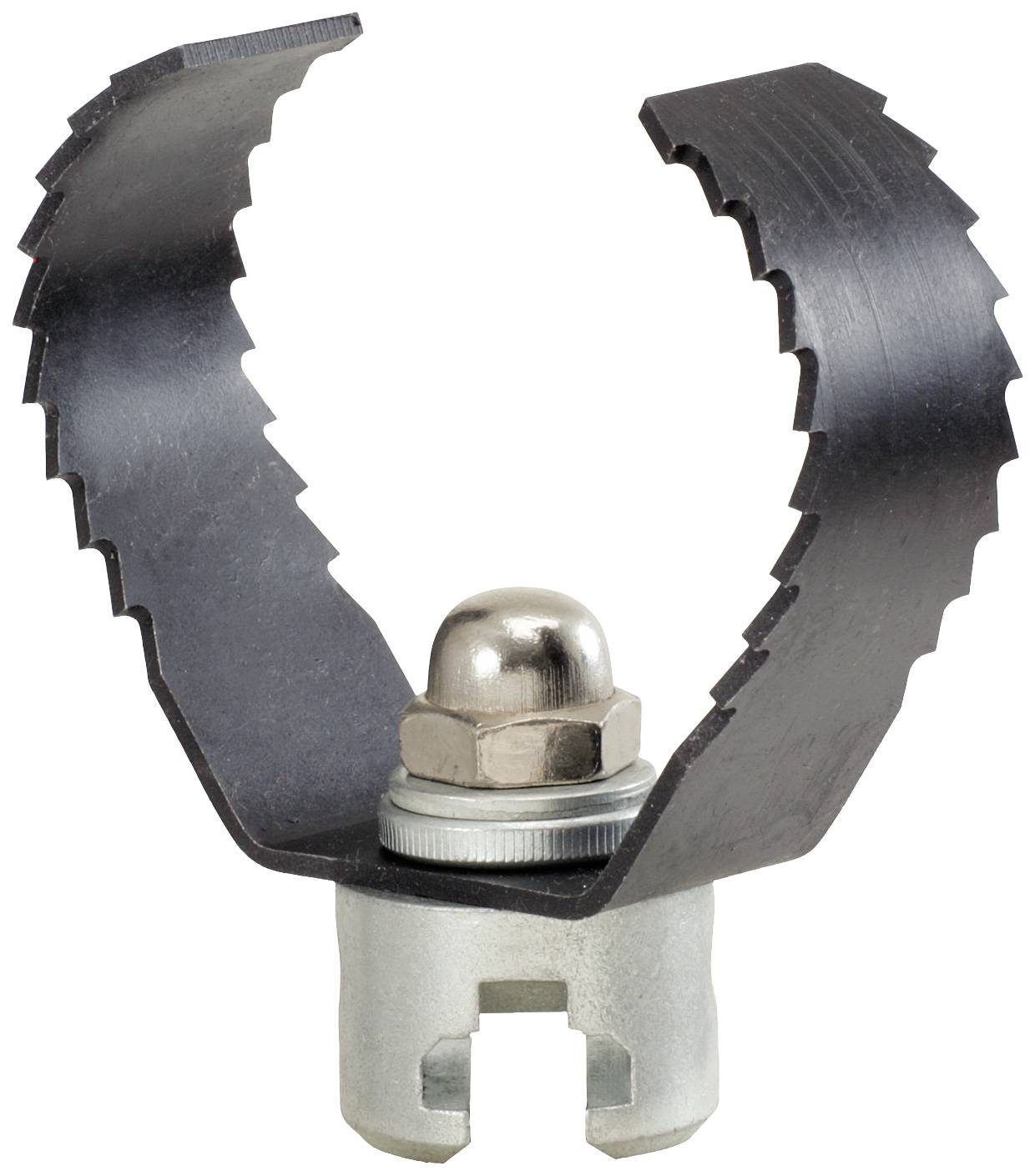 Metallisches Werkzeug mit gezahnten Klingen, verwendet zum Schneiden oder Greifen. Hauptsächlich konstruiert aus Stahl.