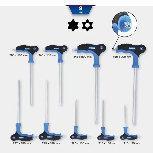 Brilliant Tools BT041200 Winkelschraubendreher-Set T 10, T 15, T 20, T 25, T 27, T 30, T 40, T 45, T 50 9teilig Brilliant Tools BT041200 Winkelschraubendreher-Set T 10, T 15, T 20, T 25, T 27, T 30, T 40, T 45, T 50 9teilig