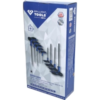 Brilliant Tools BT041200 Winkelschraubendreher-Set T 10, T 15, T 20, T 25, T 27, T 30, T 40, T 45, T 50 9teilig Brilliant Tools BT041200 Winkelschraubendreher-Set T 10, T 15, T 20, T 25, T 27, T 30, T 40, T 45, T 50 9teilig