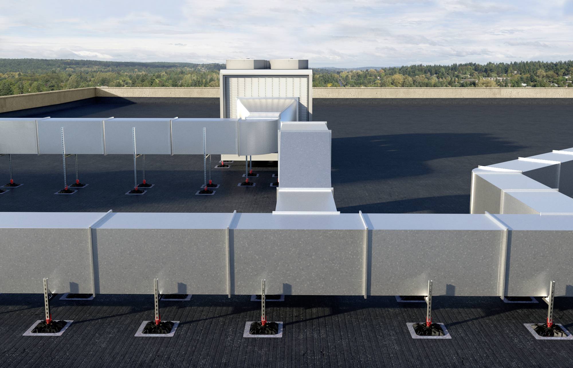 Fischer FFRP Flachdachfuß 450mm 559129 10 St. (L x B) 450mm x 450mm