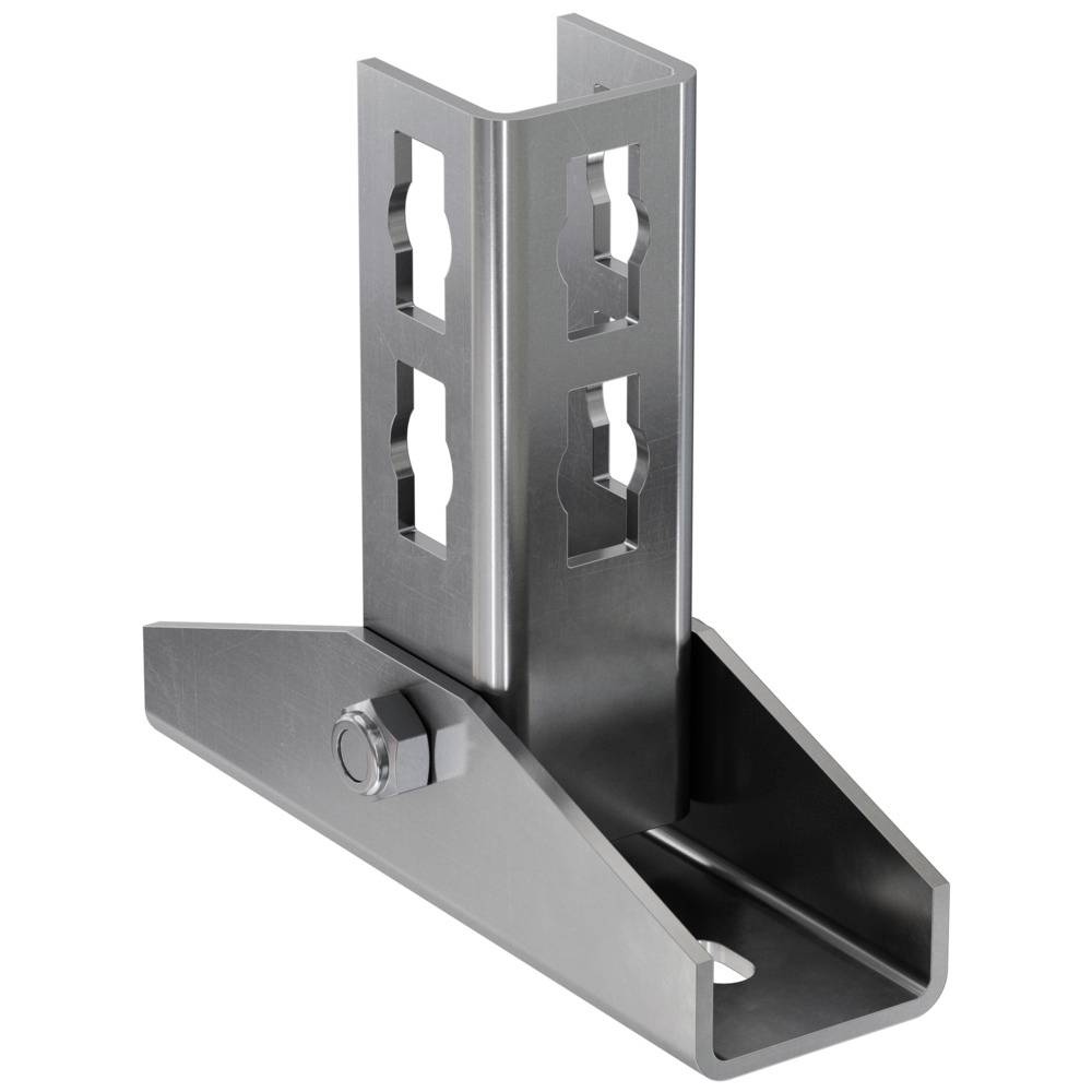 Fischer PVB A4 Schienenfuß Edelstahl 562838 5St.