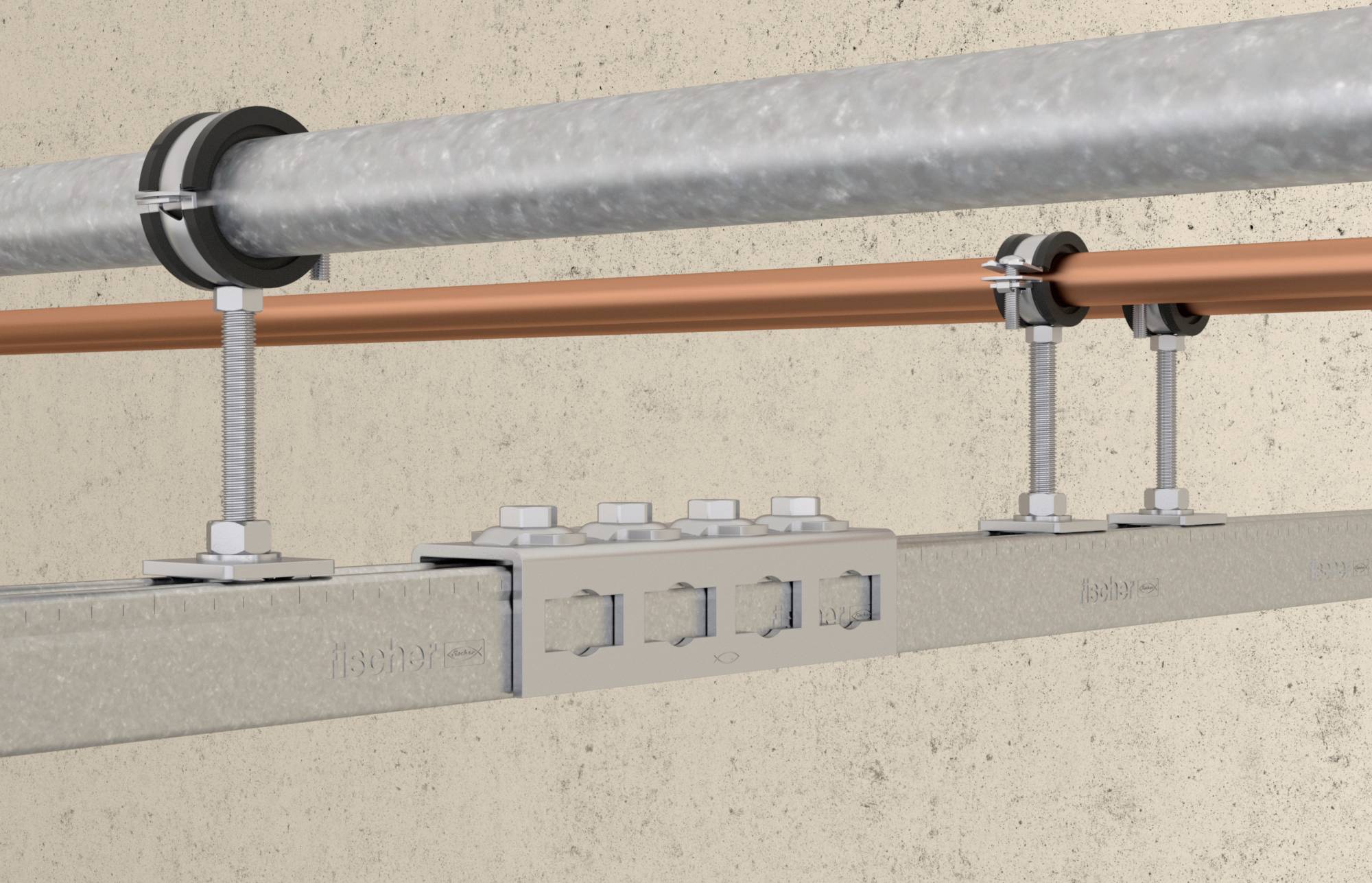 Fischer PFUF OC A4 Schienenverbinder 194mm Edelstahl 562846 6St.