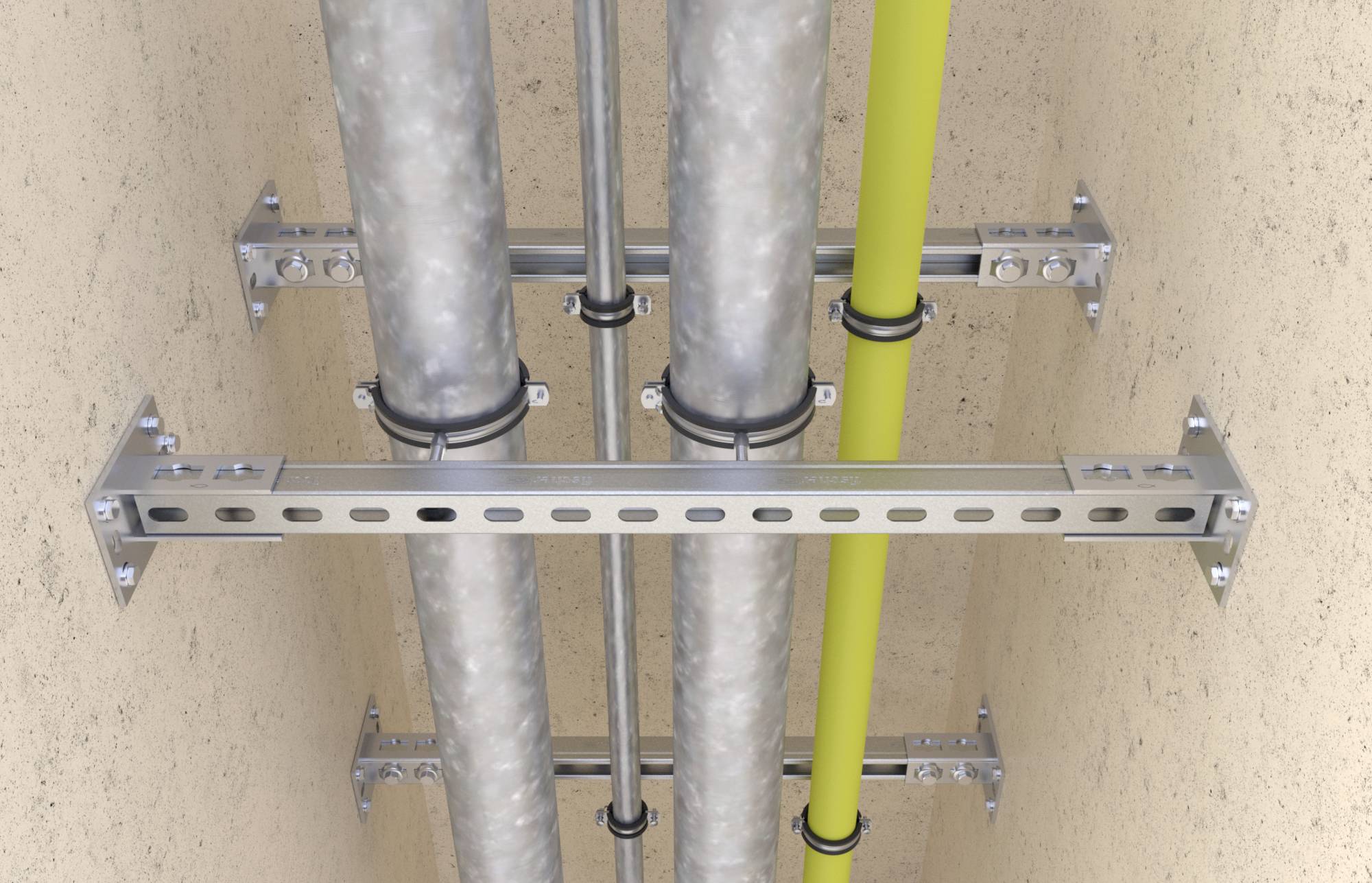 Fischer PSF 82 A4 Sattelflansch Edelstahl 562849 5St.