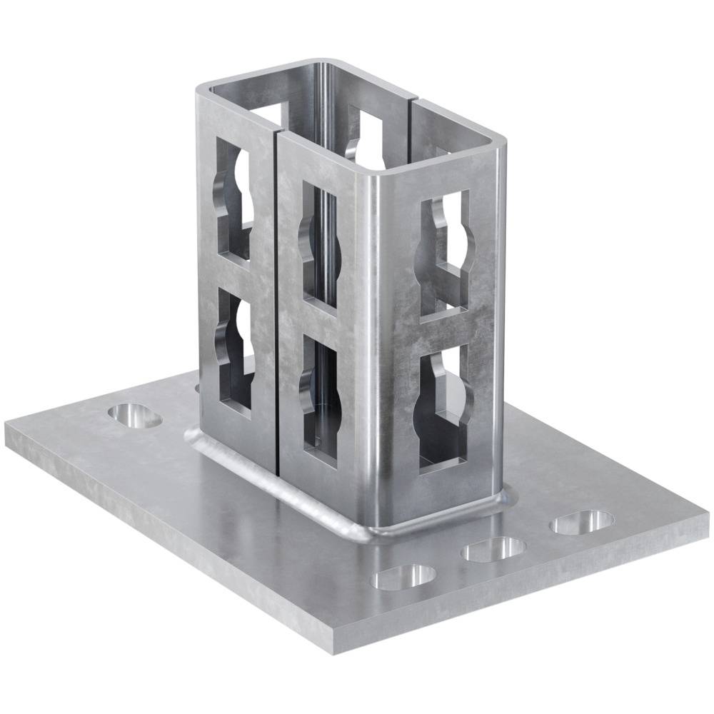 Fischer PSF 82 A4 Sattelflansch Edelstahl 562849 5St.