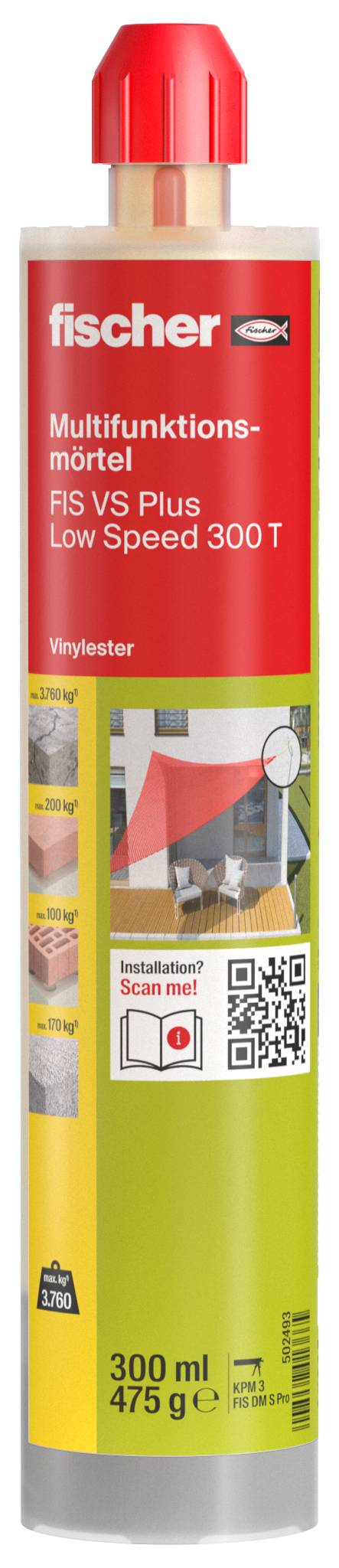 Fischer 97807 300 T SBS Set M 10 Schwerlast-Befestigungsset 1 Set