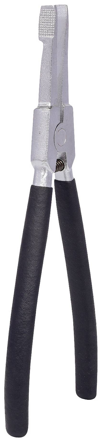 Zange mit schwarzem Griff, geeignet für präzise Arbeiten.