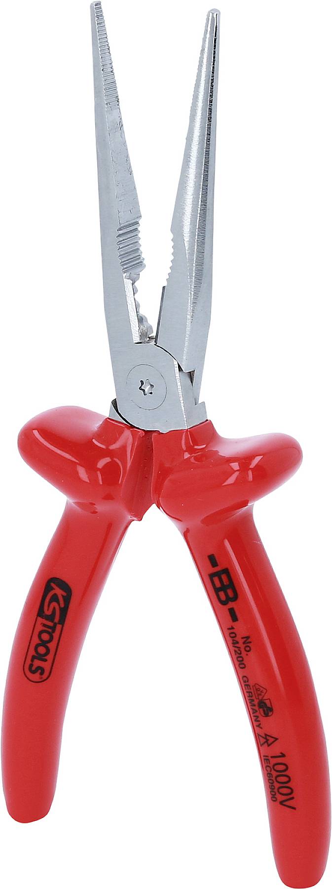 KS Tools 1171291 Flachrundzange Gerade 200 mm