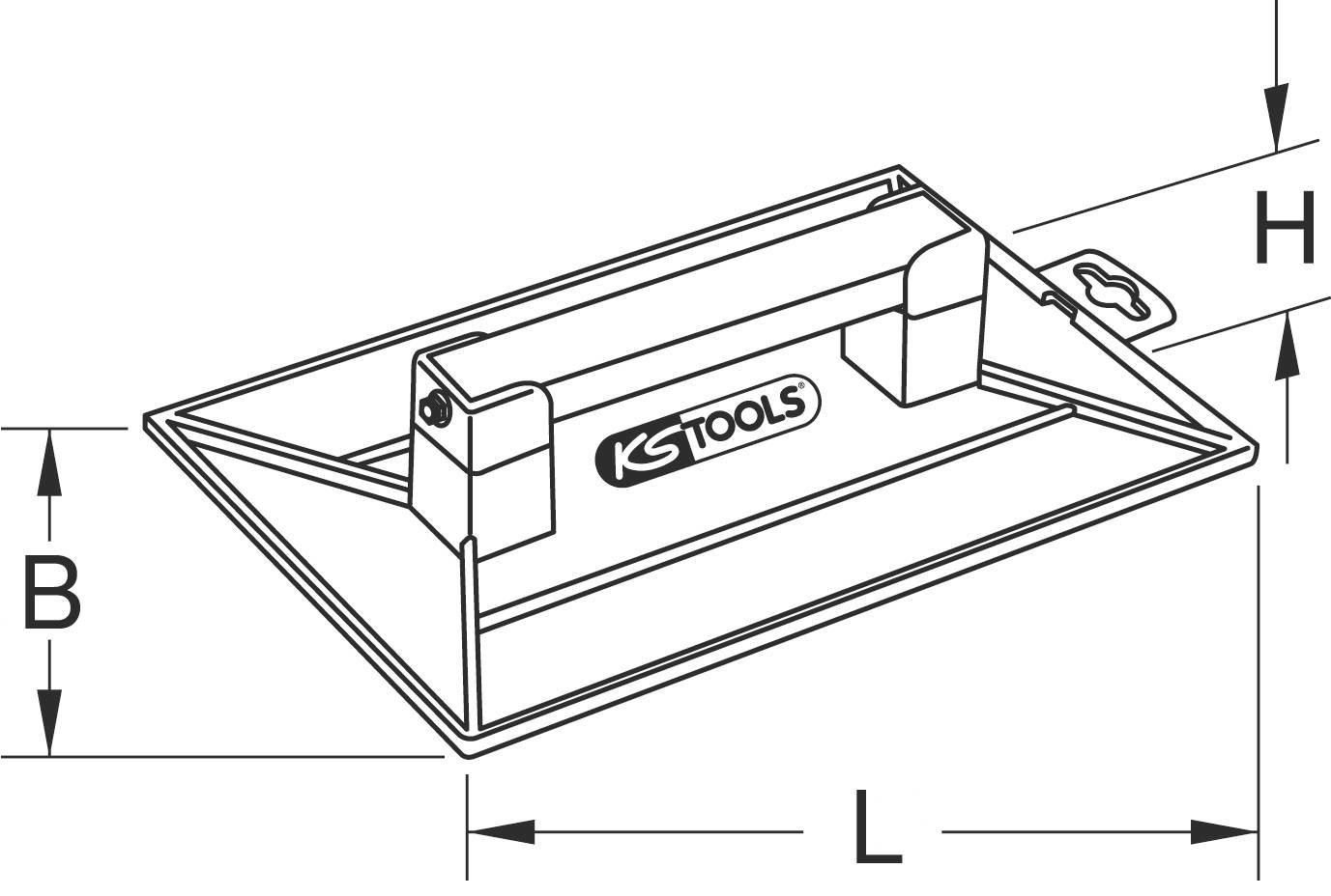 KS Tools 144.0546 1440546 Reibebrett