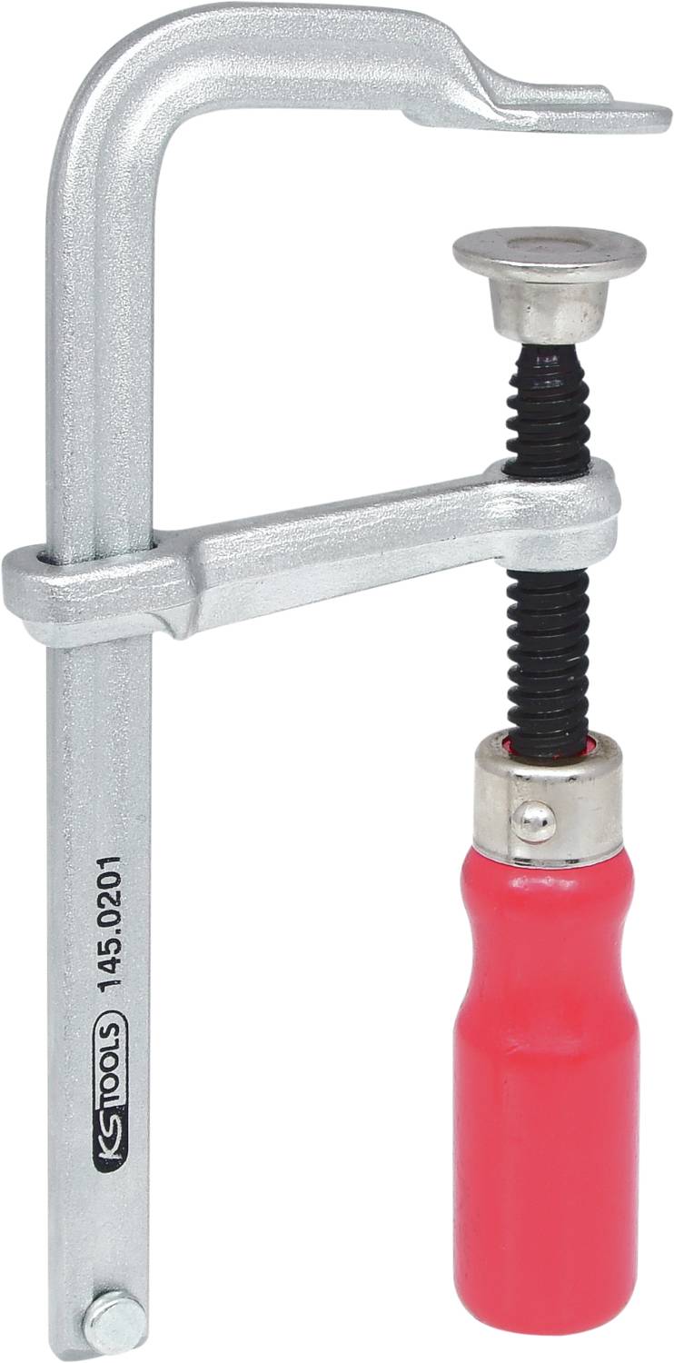 KS Tools Ganzstahl-Schraubzwinge, 50x100mm 1450201 Spann-Weite (max.):100mm