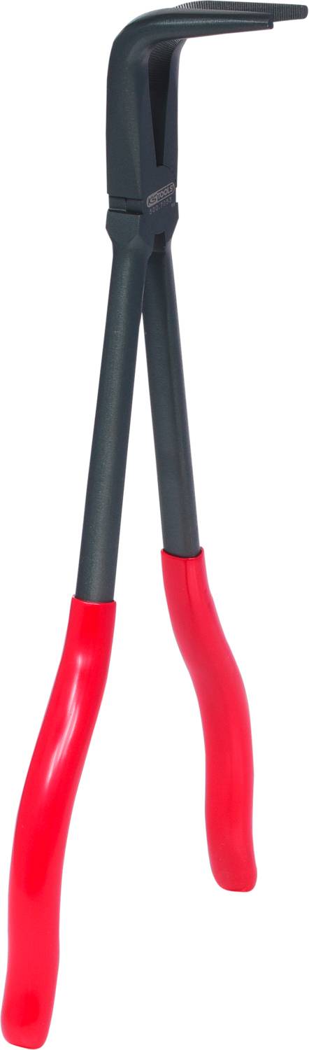 KS Tools 5007053 Flachrundzange 90° gebogen Werkzeugstahl 270mm