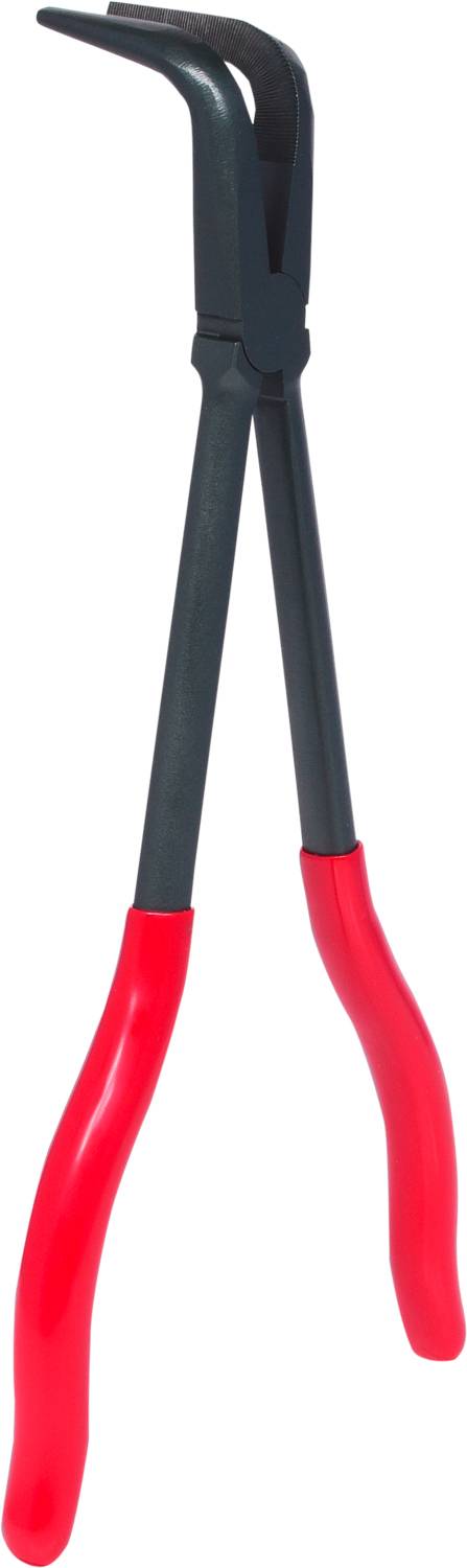 KS Tools 5007053 Flachrundzange 90° gebogen Werkzeugstahl 270mm