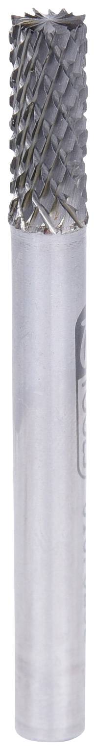 Metallfräser mit zylindrischem Schaft und scharfem rotierendem Kopf, geeignet für präzises Arbeiten in der Metallbearbeitung.