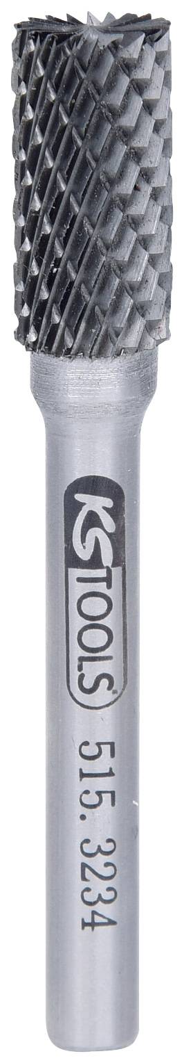 Zylinderfrässtift mit Verzahnungen aus Metall, silberfarben, Gravur 'TOOLS 515.3203' sichtbar, geeignet für die Bearbeitung von Werkstoffen.