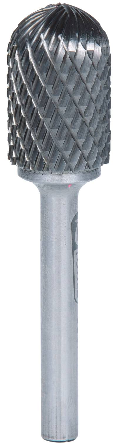 Fräser mit zylindrischem Schneidekopf und spiralförmiger Verzahnung, geeignet für Metallbearbeitung.