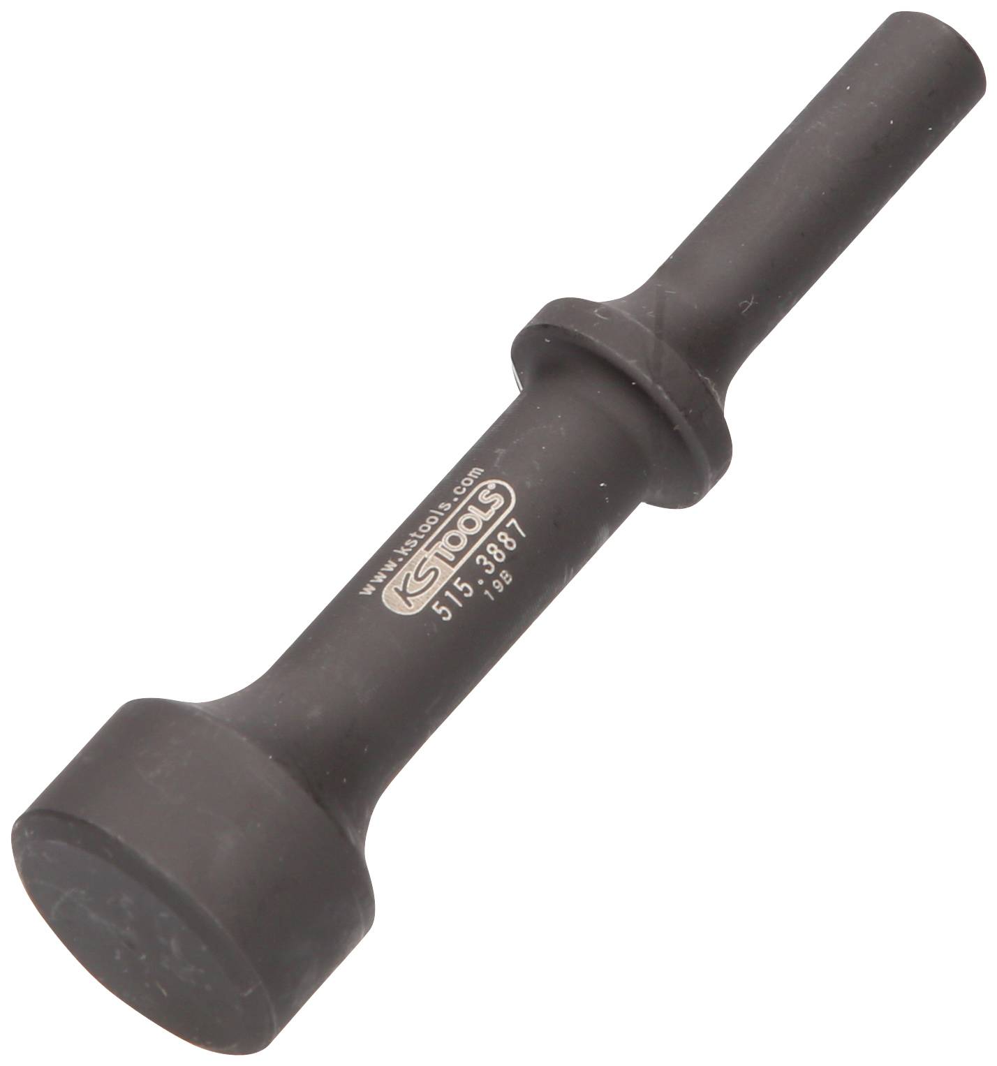 Ein schwarzer Steckschlüssel mit der Aufschrift 'KS Tools 515 3887'. Eignet sich zum Lösen oder Anziehen von Schrauben oder Muttern.