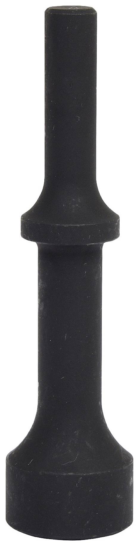 Schwarzes, zylindrisches Kunststoffteil mit schmalem, langem Schaft und breiterem Sockel, möglicherweise ein Werkzeugaufsatz.