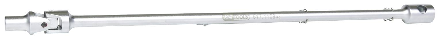 Ein langer, silberner Drehmomentschlüssel, hauptsächlich für Kraftfahrzeuge verwendet, liegt horizontal.
