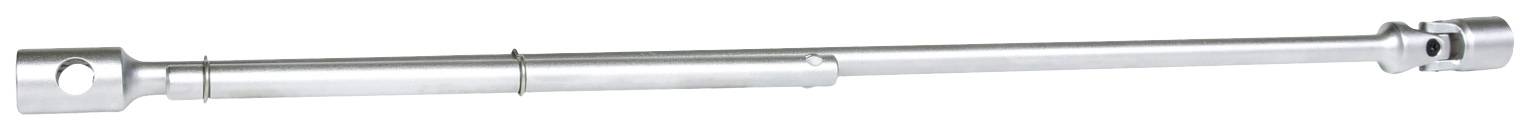 Verstellbare Metallstange mit Gelenkverbindungen an beiden Enden, verwendet für mechanische Anwendungen zur Längenanpassung.