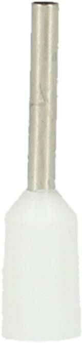 Ein weißer Schleifaufsatz mit zylindrischem Metallstab, üblicherweise für Präzisionsarbeiten oder Nagelpflege verwendet.