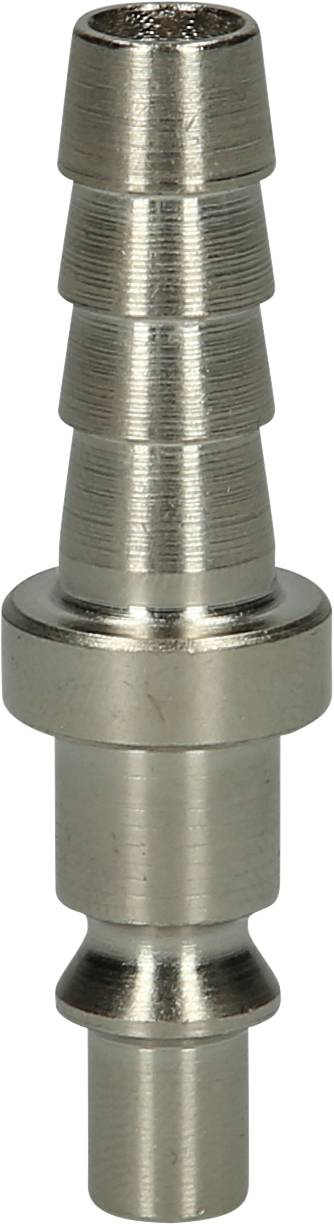 Metallischer Schlauchanschluss mit mehreren gestuften Enden, verwendet zur Verbindung von Schläuchen in Fluidtransfersystemen.