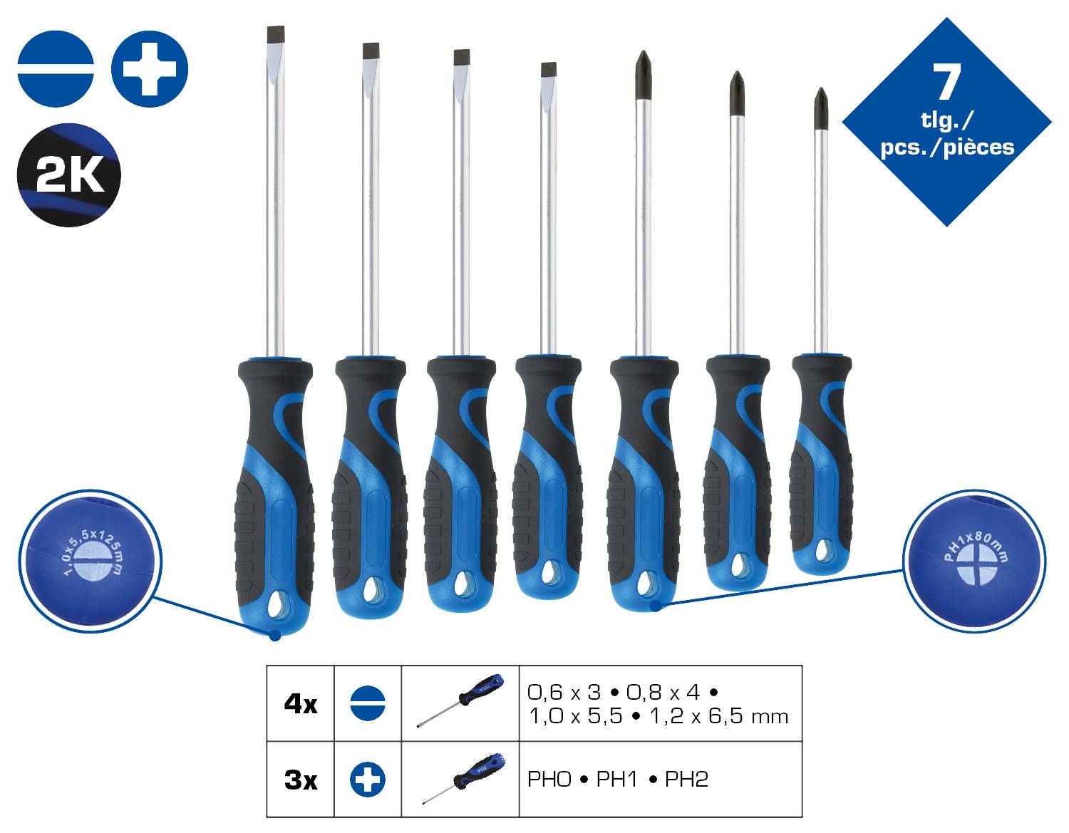 Brilliant Tools BT033007 Schraubendreher-Set