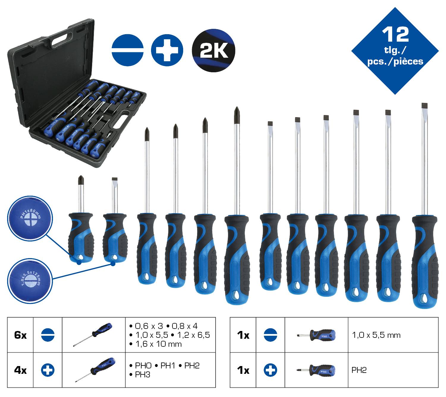 Brilliant Tools BT033012 Schraubendreher-Set