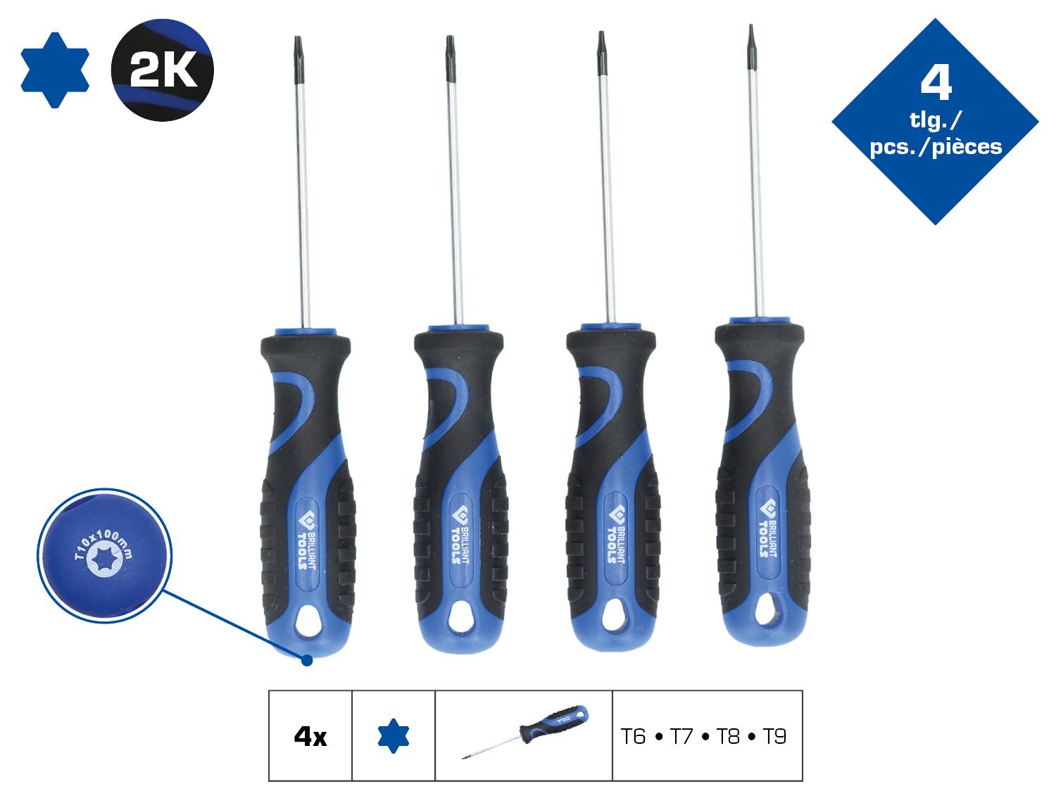 Brilliant Tools BT034004 Schraubendreher-Set