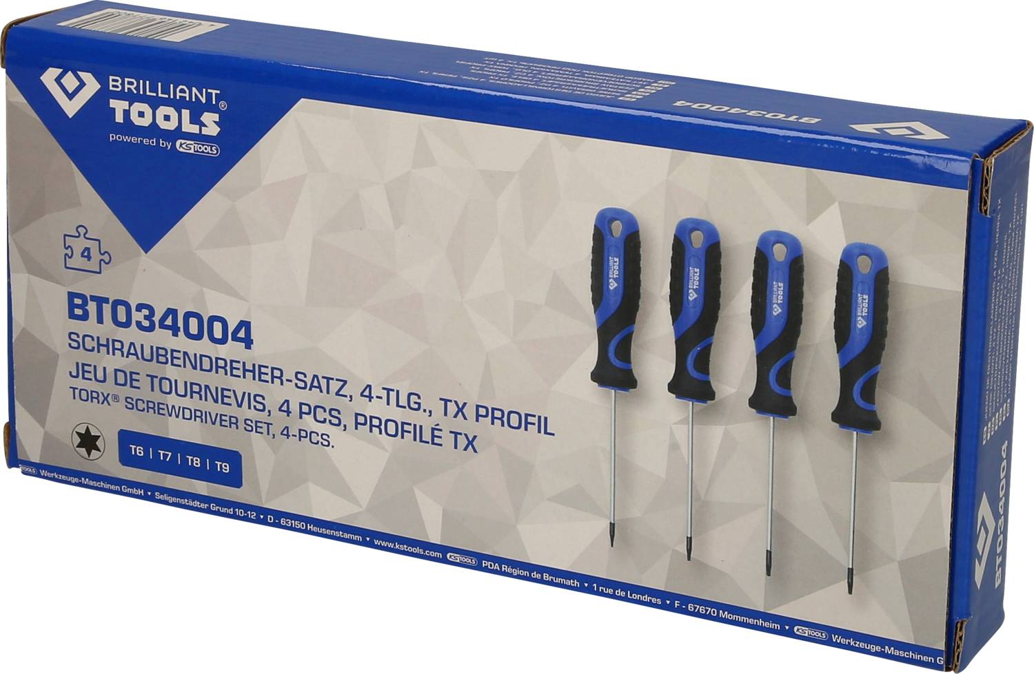Brilliant Tools BT034004 Schraubendreher-Set