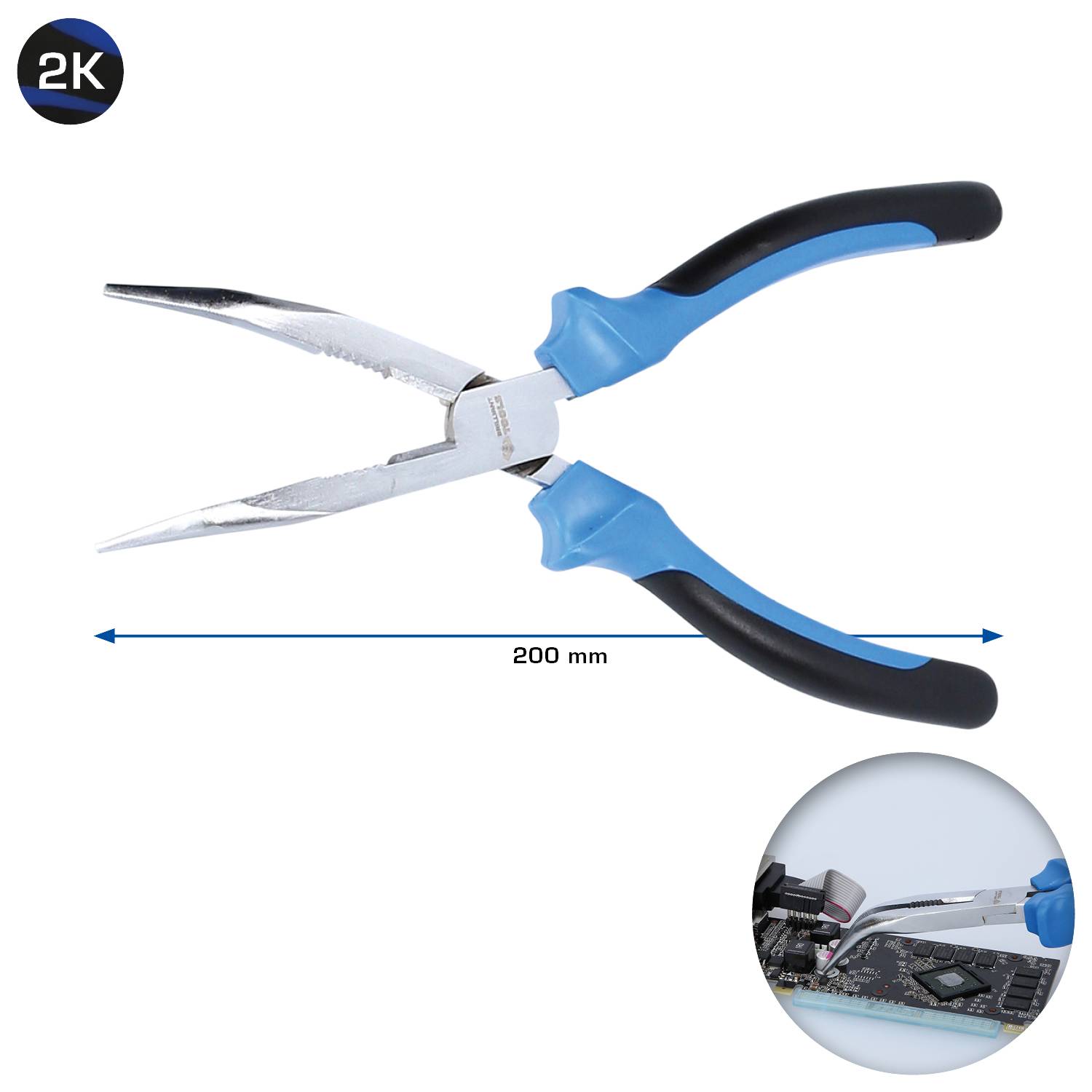 Brilliant Tools BT060902 Flachrundzange