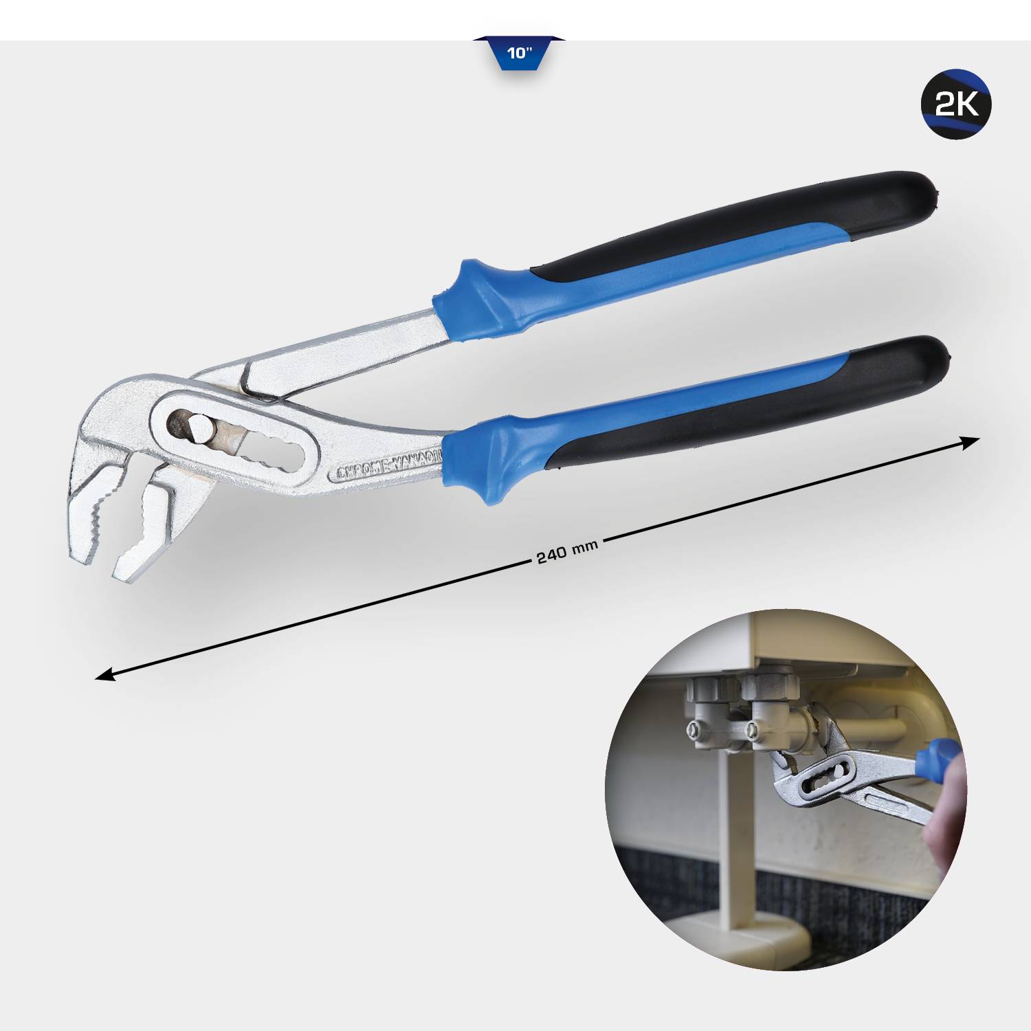 Brilliant Tools BT064902 BT064902 Wasserpumpenzange