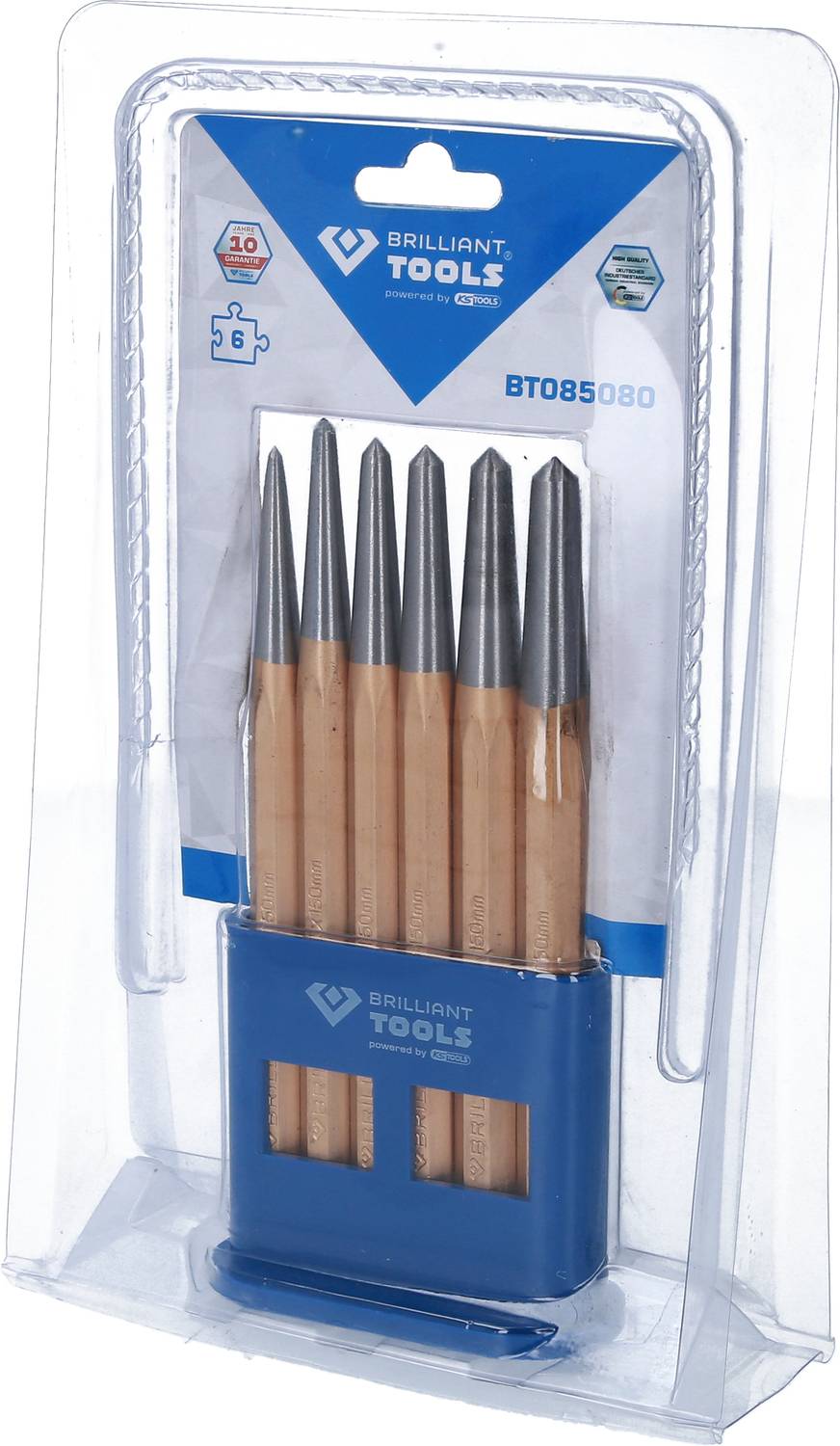 Brilliant Tools Körner-Satz, 6-tlg BT085080