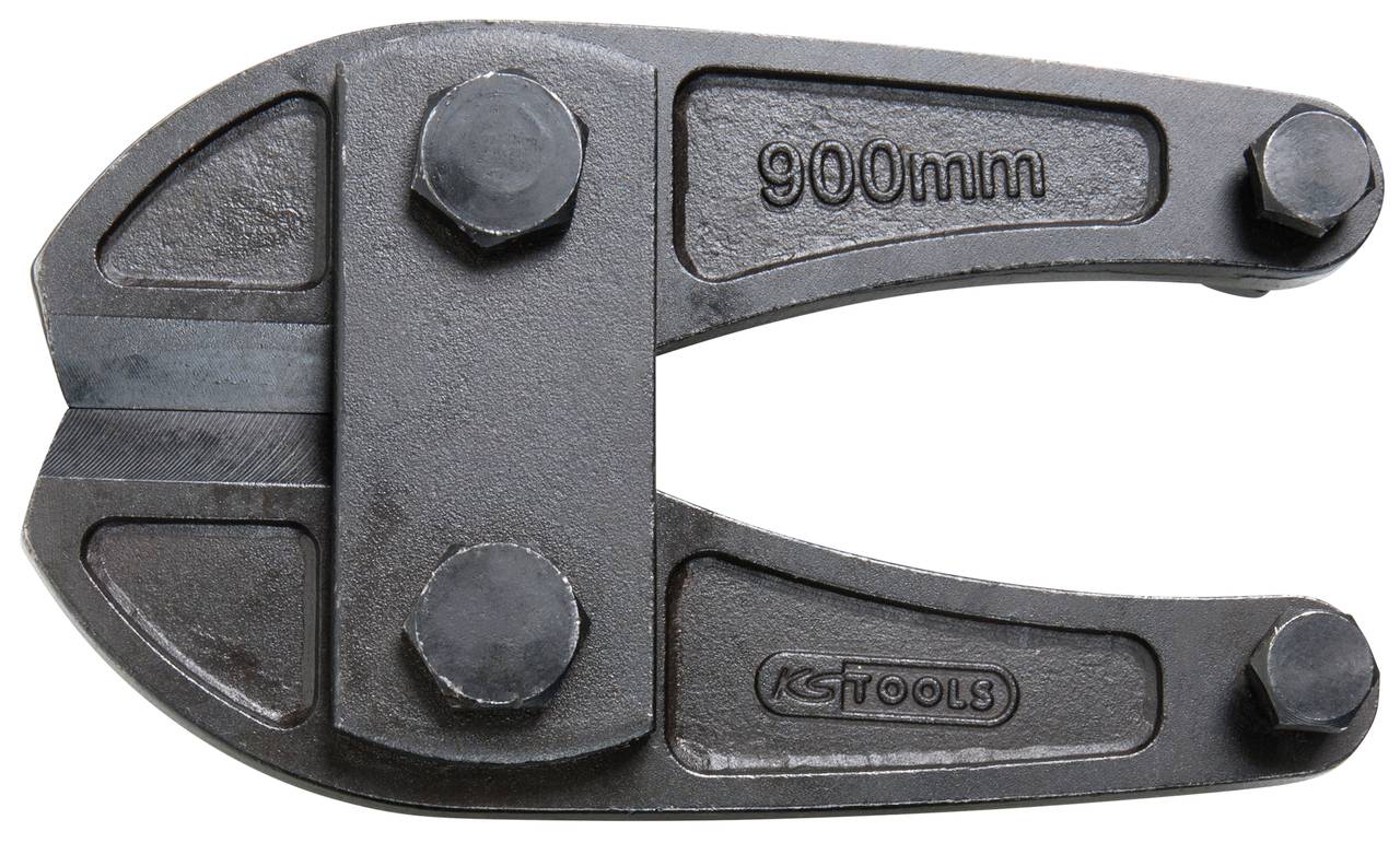 Bolzenschneiderkopf aus Metall mit der Aufschrift '900 mm' und 'KS TOOLS'. Geeignet für schwere Schneidarbeiten.