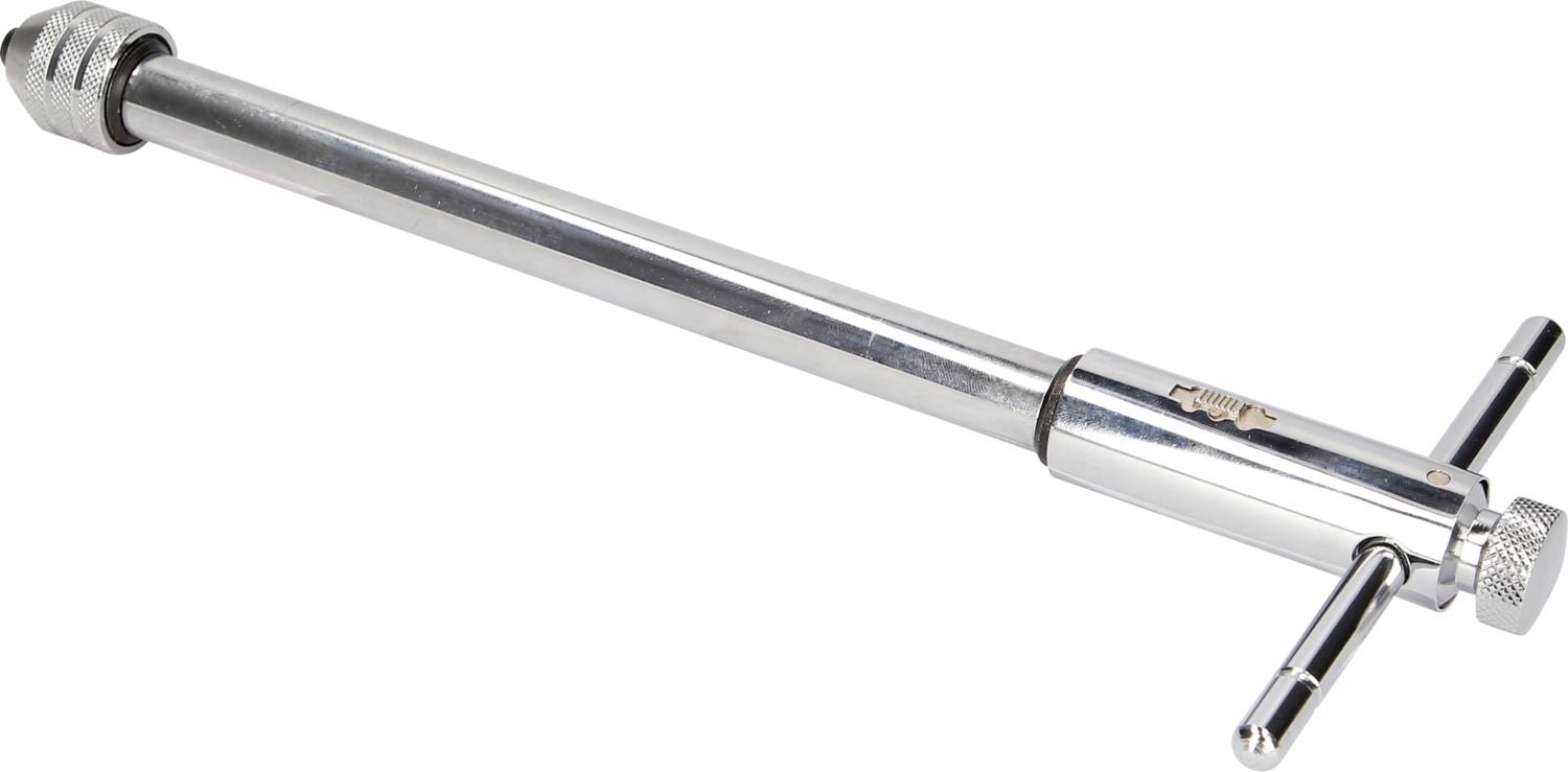 Ein Teleskop-Drehmomentschlüssel mit verstellbarem Griff und silbernem Finish, geeignet für präzise Drehmomentmessungen.