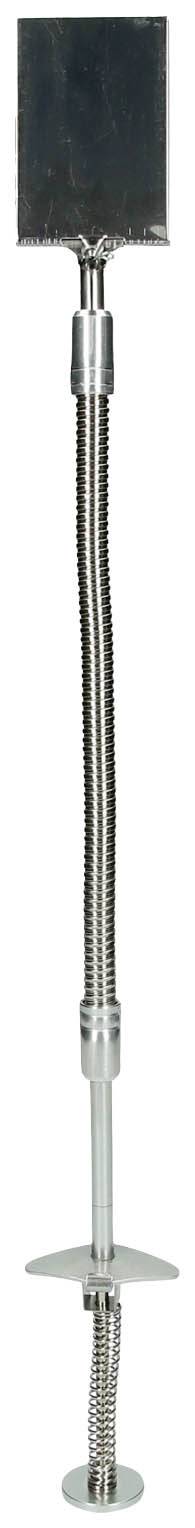 Metallgerät mit flexiblem, wellenförmigem Griff und rechteckigem Kopf. Wird häufig im handwerklichen oder technischen Bereich eingesetzt.