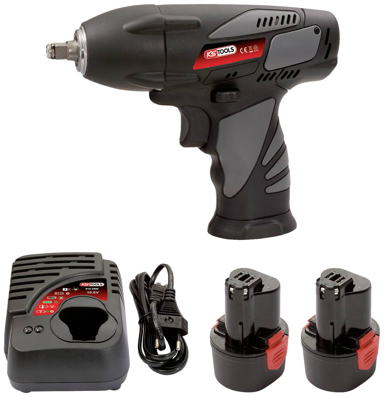 KS Tools 515.3516 5153516 Akku-Schlagschrauber 117 Nm 10.8V Anzahl mitgelieferte Akkus 2 2.0Ah Li-Ion