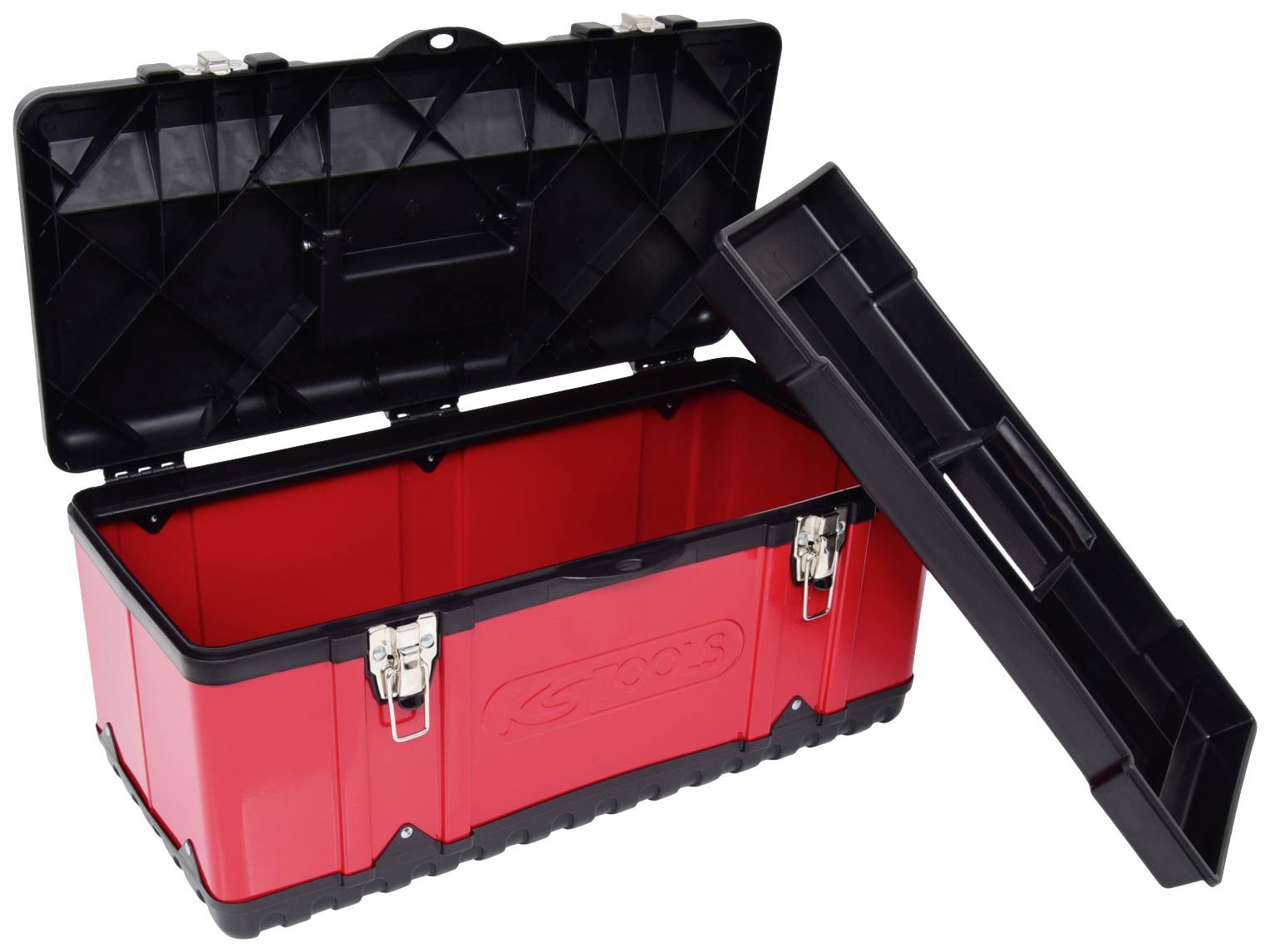 KS Tools 8500345 850.0345 Werkzeugkasten unbestückt Kunststoff, Stahlblech Schwarz-Rot