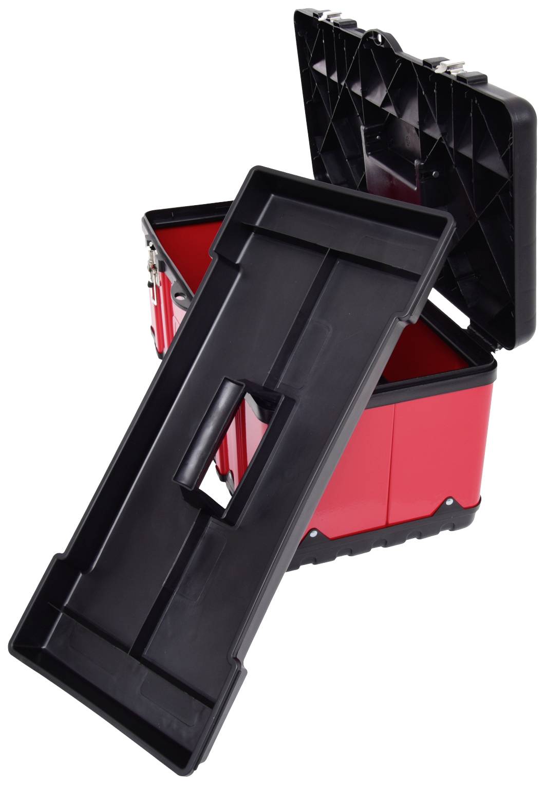 KS Tools 8500345 850.0345 Werkzeugkasten unbestückt Kunststoff, Stahlblech Schwarz-Rot