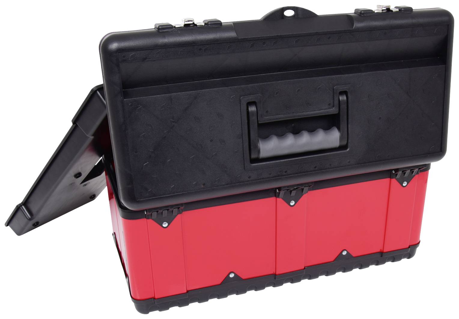 KS Tools 8500345 850.0345 Werkzeugkasten unbestückt Kunststoff, Stahlblech Schwarz-Rot