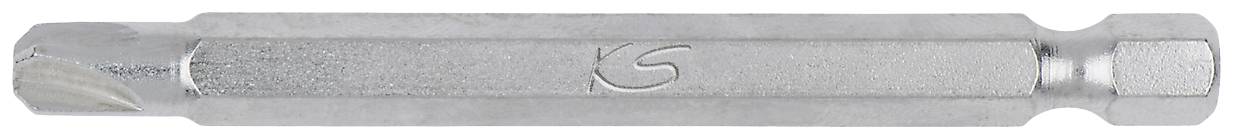 Sechskant-Bit aus Metall für Schraubendreher mit S-Schriftzug in der Mitte.