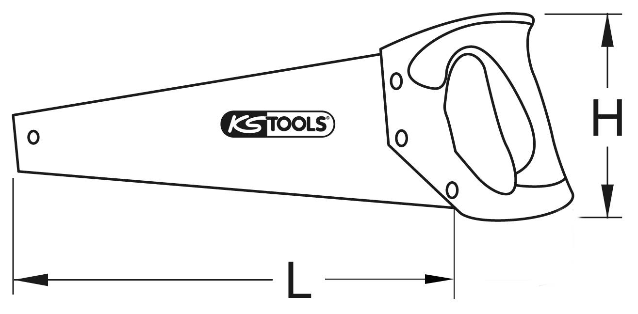 KS Tools 962.9036 9629036 Handsäge 700mm
