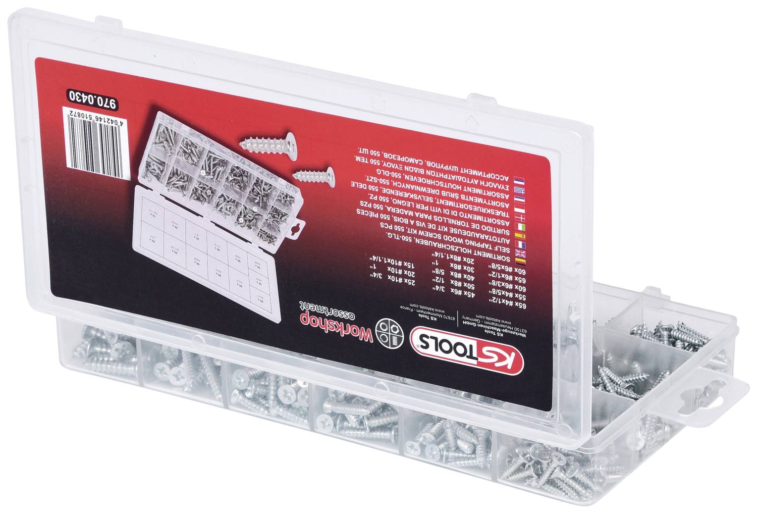 KS Tools 970.0430 9700430 Hohlschrauben 1 St.