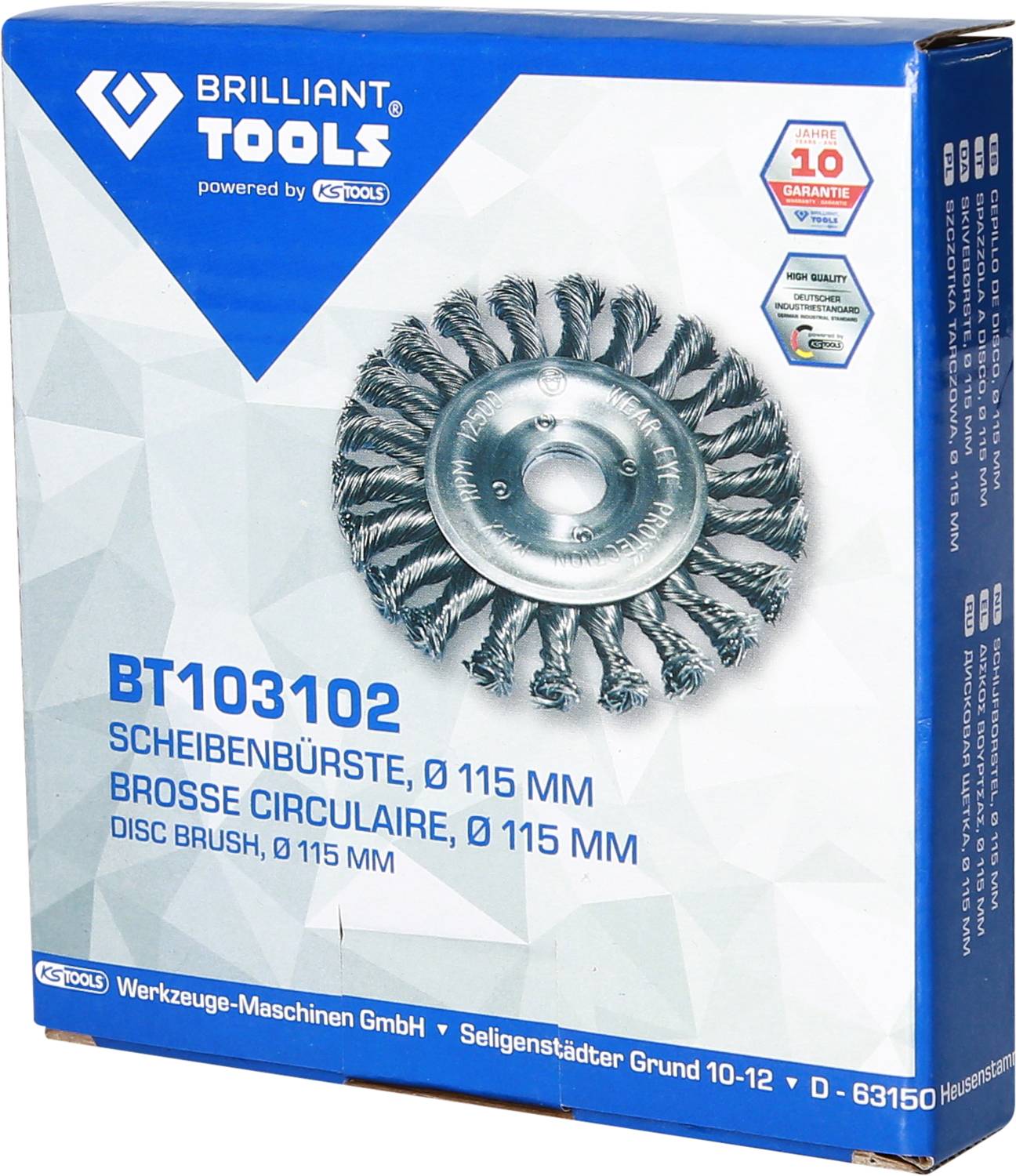 Brilliant Tools Scheibenbürste, Ø 115mm BT103102 BT103102 1St.